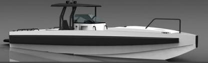 Coming soon..., säger Ruptech Marine kaxigt om Ruptech 32 open. Tyvärr finns den inte på någon av mässorna, men redaktionen tycker att den andas framtidsinsperation i finanskrisens elände. Ruptech ställer ut i Wasahamnen.